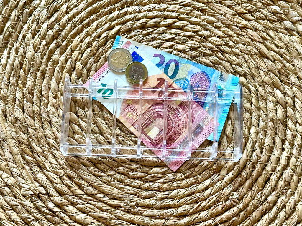 Acryl geld tray