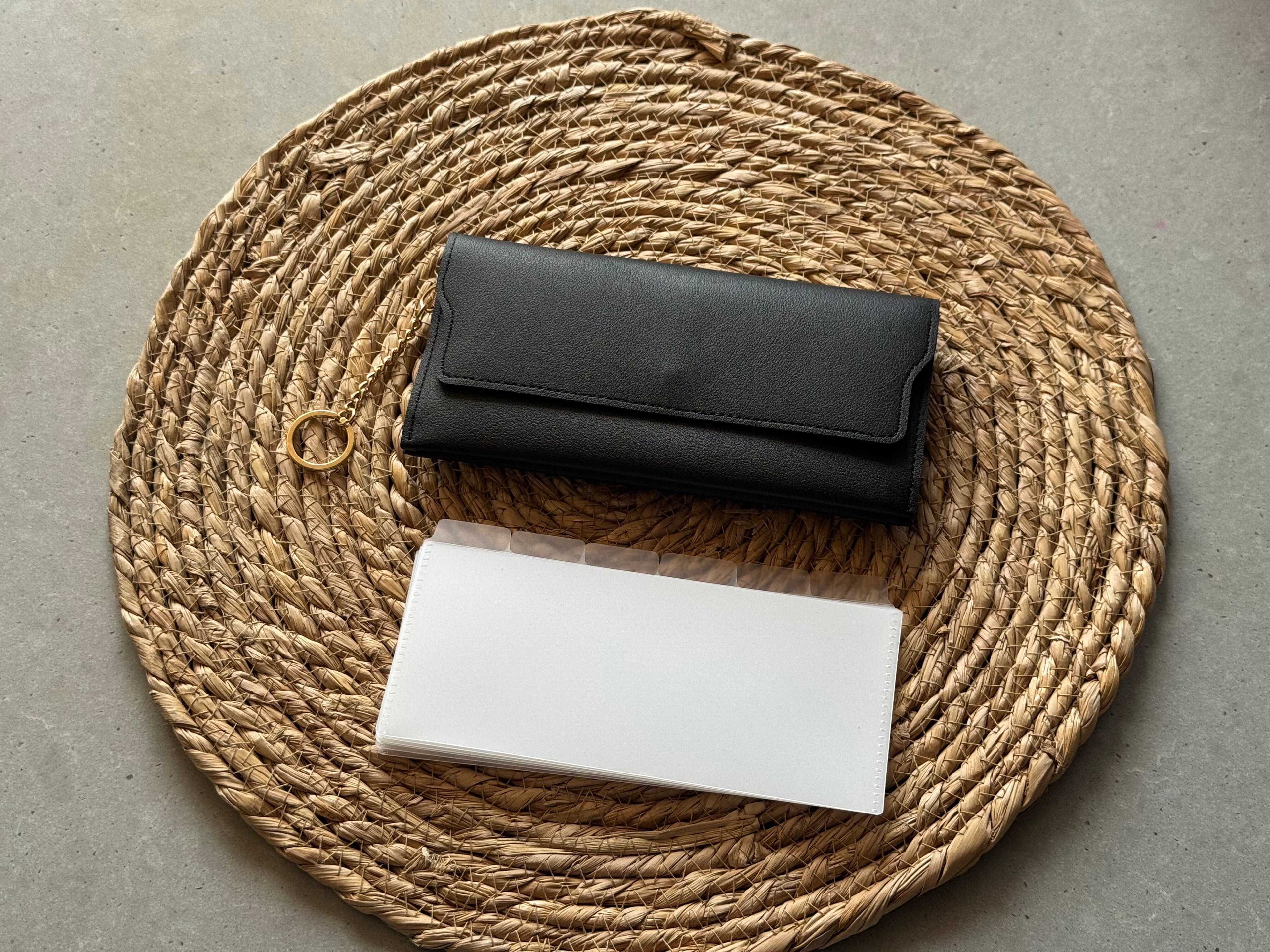 Portemonnee met tabbladen