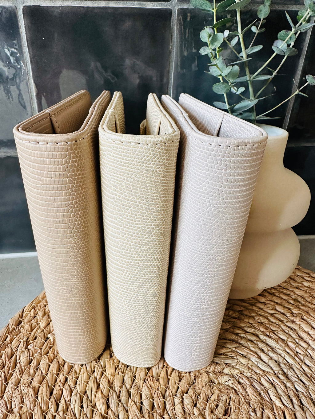 A6 Binder croco
