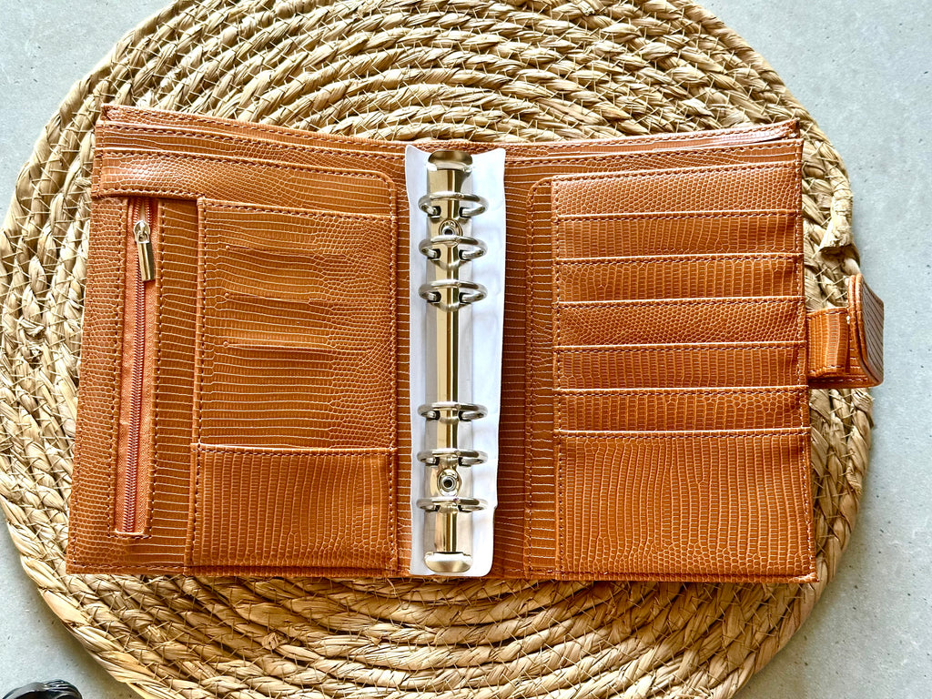 A6 Binder croco