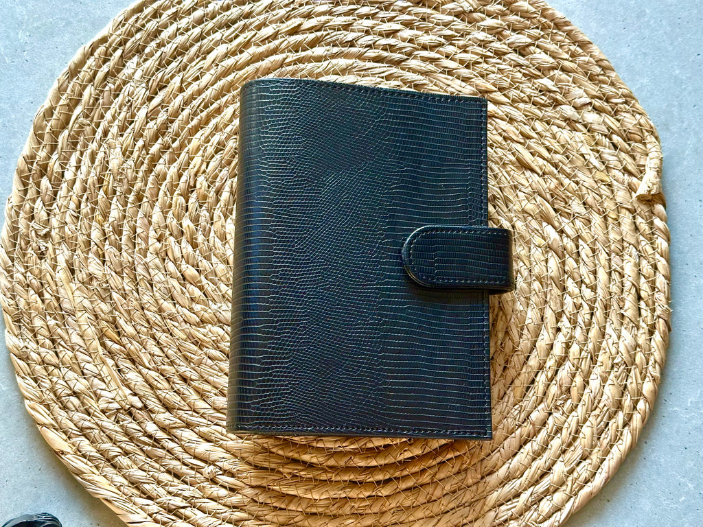 A6 Binder croco