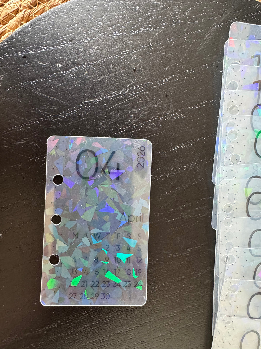 Holografische maandkalender